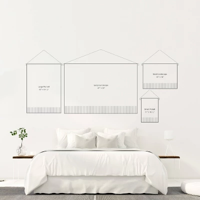 22"x31.5" Schatzi Brown Mila Eye Stripe Indigo Wall Hanging Portrait Blue - Deny Designs 4 22"x31.5" Schatzi Brown Mila Eye Stripe Indigo Wall Hanging Portrait Blue - Deny Designs - Image 4