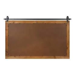 40" X 26" Rectangle Cates Wall Mirror Rustic Brown - Kate & Laurel All Things Decor -Home Decor GUEST 560a3535 6712 4271 89ff 4aca526c1e34