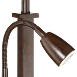 Possini Euro Design Possini Euro Deacon Bronze Gooseneck Lamps With USB And Outlet Set Of 2 -Home Decor GUEST 56bb239e 6aa2 40e4 8343 4fdc6d0484c8