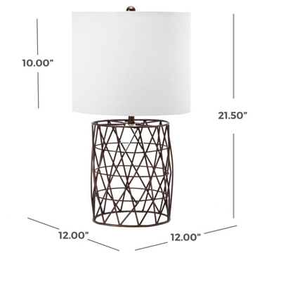NuLOOM Kinsley 22" Iron Table Lamp 5 NuLOOM Kinsley 22" Iron Table Lamp - Image 5