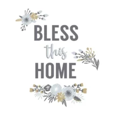 Bless This Home Floral Quote Peel And Stick Wall Decal - RoomMates 5 Bless This Home Floral Quote Peel And Stick Wall Decal - RoomMates -Home Decor GUEST 63abcd85 f03c 41b4 b1f6 91fdacdfc62e