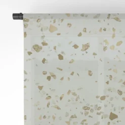 Nature Magick Metallic Gold Terrazzo Sparkle Single Panel Sheer Window Curtain - Deny Designs 8 Nature Magick Metallic Gold Terrazzo Sparkle Single Panel Sheer Window Curtain - Deny Designs -Home Decor GUEST 64cbf15e add9 40e4 9d35 d1dbb0e756f0