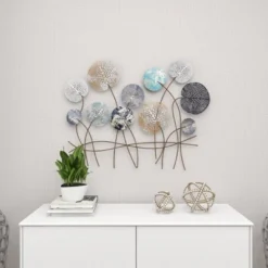 Modern Metal Floral Wall Decor - Olivia & May 30 Modern Metal Floral Wall Decor - Olivia & May -Home Decor GUEST 663e5dc8 4c63 4695 ba3c dc16db5273be