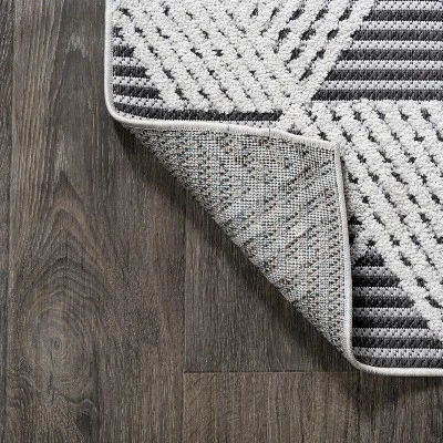 Jazz High-Low Pile Art Deco Geometric Indoor/Outdoor Area Rug - JONATHAN Y 6 Jazz High-Low Pile Art Deco Geometric Indoor/Outdoor Area Rug - JONATHAN Y - Image 6