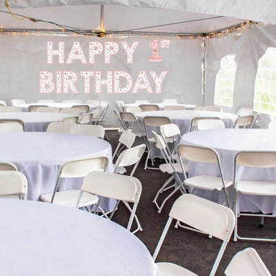 Big Dot Of Happiness 1st Birthday Little Miss Onederful - Peel And Stick Girl First Birthday Party Large Banner Wall Decals - Happy Birthday 1 Big Dot Of Happiness 1st Birthday Little Miss Onederful - Peel And Stick Girl First Birthday Party Large Banner Wall Decals - Happy Birthday