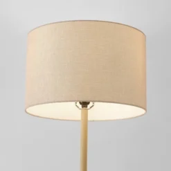 62" Cove Light Faux Wood Floor Lamp With Jute Shade - Globe Electric -Home Decor GUEST 680e74c5 315a 4230 b069 5049023797dd