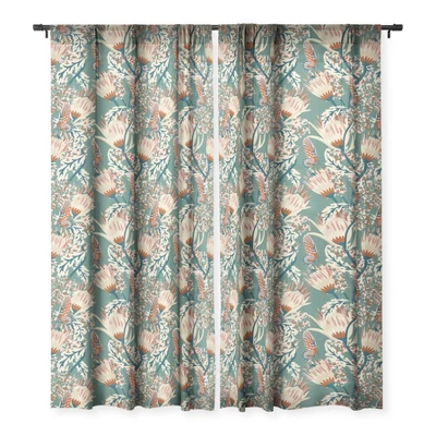 Holli Zollinger Zarah Butterfly 50" X 84" Single Panel Sheer Window Curtain - Deny Designs 2 Holli Zollinger Zarah Butterfly 50" X 84" Single Panel Sheer Window Curtain - Deny Designs - Image 2