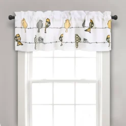 18"x52" Rowley Birds Light Filtering Valance - Lush Décor -Home Decor GUEST 6be54000 dd89 402f bfc6 bd83fa68a8fd