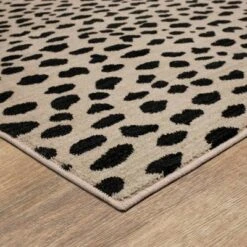 Daffodil Leopard Print Woven Rug - Thresholdâ„¢
