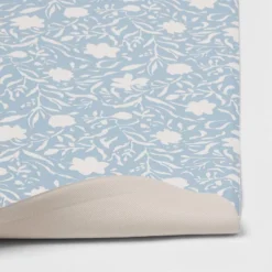 60" X 20" Floral Comfort Runner Mat Blue - Threshold™ -Home Decor GUEST 6f9e8822 4bc9 4efa a40f b95c782d1456