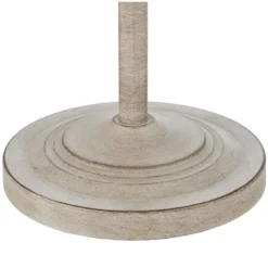 360 Lighting Carter Rustic Farmhouse 3 Piece Table Floor Lamp Set Beige Metal Cream Fabric Tapered Drum Shade For Living Room Bedroom Office House -Home Decor GUEST 71dd9444 0dd1 4b08 8b22 aa33711c40f3