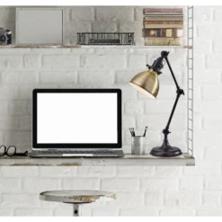 18.5" Alden Desk Lamp Bronze - Adesso -Home Decor GUEST 72c784a0 9f4b 471d 8f87 d33d68153510