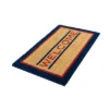 1'4" X 2'4" Welcome Indoor/Outdoor Coir Doormat Blue/Red/Brown - Entryways