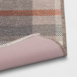 1'8"x2'10" Washable Fall Checkered Accent Rug Tan - Threshold™ -Home Decor GUEST 750cbe19 8f55 435d 85a6 1ac0a8d6e978