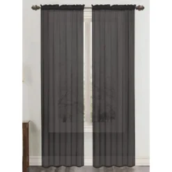 Celine Sheer Rod Pocket Curtain Panel 55in X 90in By Ramallah Trading -Home Decor GUEST 789fa898 32e1 4e93 a608 c54d5c3897b6