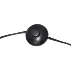 Etagere Organizer Wood Accented Storage Shelf And Wine Rack With Linen Shade Floor Lamp Black - Elegant Designs -Home Decor GUEST 796043ba 1500 4412 b7f5 35722cf4f4d5