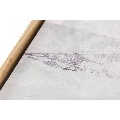 58" X 38" Tonal Abstract Framed Canvas - Threshold™ Designed With Studio McGee 3 58" X 38" Tonal Abstract Framed Canvas - Threshold™ Designed With Studio McGee - Image 3