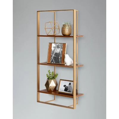 15" X 32" Kercheval Modern Wood Shelf - Kate & Laurel All Things Decor 5 15" X 32" Kercheval Modern Wood Shelf - Kate & Laurel All Things Decor - Image 5