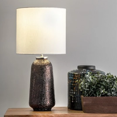 NuLOOM Menlo 22" Glass Glittered Table Lamp 1 NuLOOM Menlo 22" Glass Glittered Table Lamp