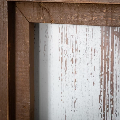 Deer With Fawn Wall Art Multicolor 22.25"H Wood 1 Deer With Fawn Wall Art Multicolor 22.25"H Wood