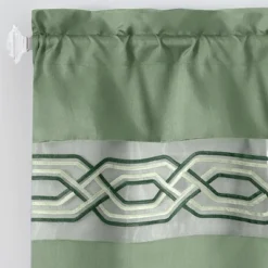 Kate Aurora Pacifico Rod Pocket Embroidered Window Valance -Home Decor GUEST 7e4dc8f7 0e9e 4884 a7cf 020837fefc7f