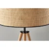 Jackson Floor Lamp Natural Wood - Adesso