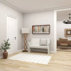 Metal Leaf Varying Texture Wall Decor With Wood Frame Brown - Olivia & May -Home Decor GUEST 80e2f335 22a5 440b b1fd ce185d198a5c