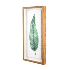 (Set Of 3) 28"x12" Framed Leaves Decorative Wall Art White - Threshold™ -Home Decor GUEST 8176423f 41b8 4092 bb29 d3a72d0feae8