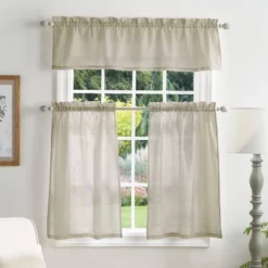 36"x56" Bedford Woven Plaid Sheer Valence And Curtain Set - Martha Stewart -Home Decor GUEST 8392e162 61e1 4344 bf77 9c77610002ea