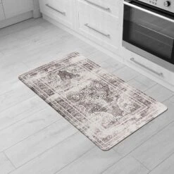 World Rug Gallery Distressed Traditional Anti-Fatigue Standing Mat -Home Decor GUEST 83d2dc54 8eca 4f94 947c 05c25d5c912d