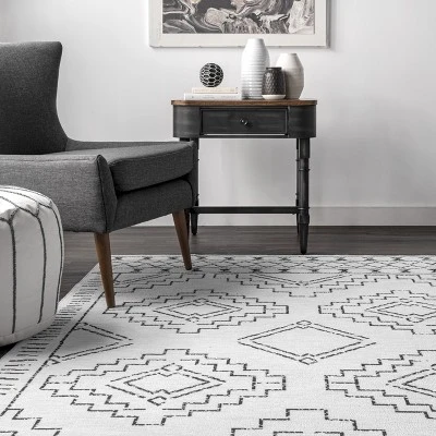 NuLOOM Noa Machine Washable Moroccan Area Rug 7 NuLOOM Noa Machine Washable Moroccan Area Rug - Image 7