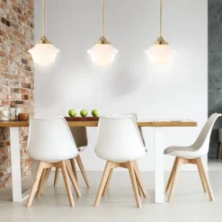 7.2" Adjustable Metal/Glass Kurtz Drop Pendant (Includes Energy Efficient Light Bulb) - JONATHAN Y -Home Decor GUEST 87781d15 4322 466d b07d 53ae37682a27