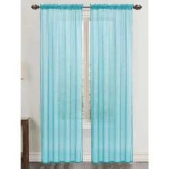 Celine Sheer Rod Pocket Curtain Panel 55in X 90in By Ramallah Trading -Home Decor GUEST 89cc9957 705d 41e8 947f 0c15b6630d62