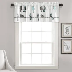 18"x52" Rowley Birds Light Filtering Valance - Lush Décor -Home Decor GUEST 89e1be2f 7cde 4427 b8aa abfc05e9cb9a
