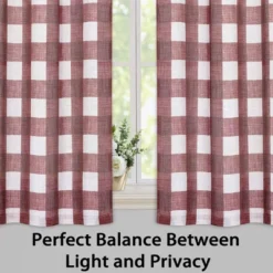 Trinity Linen Blend Tab Top Kitchen Curtains -Home Decor GUEST 8a91b745 dcd8 4e9e af17 6724cbf0398e