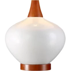 360 Lighting Modern Table Lamp With USB Charging Port 23" High Ivory Ceramic Off-White Drum Shade For Living Room Desk Bedroom House 11 360 Lighting Modern Table Lamp With USB Charging Port 23" High Ivory Ceramic Off-White Drum Shade For Living Room Desk Bedroom House -Home Decor GUEST 8aa88849 cc3b 4fbb bdeb d4785430dc77