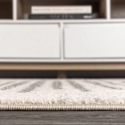 Aya Berber Stripe Geometric Area Rug - JONATHAN Y 4 Aya Berber Stripe Geometric Area Rug - JONATHAN Y - Image 4