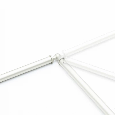 Kenney Mission 3/4" Decorative Bay Window Double Curtain Rod 3 Kenney Mission 3/4" Decorative Bay Window Double Curtain Rod - Image 3