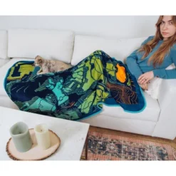 Silver Buffalo Halo UNSC Master Chief Micro Plush Fleece Throw Blanket | 50 X 60 Inches -Home Decor GUEST 90492d42 1590 4e71 9247 fb53f284c4da