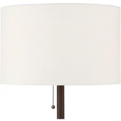 360 Lighting Caper Modern Floor Lamp With Tray Table 60 1/2" Tall Bronze USB And AC Power Outlet Off White Fabric Drum Shade For Living Room Office 13 360 Lighting Caper Modern Floor Lamp With Tray Table 60 1/2" Tall Bronze USB And AC Power Outlet Off White Fabric Drum Shade For Living Room Office -Home Decor GUEST 90c7708e 6bf6 44f7 b6c7 c7e6823b991c