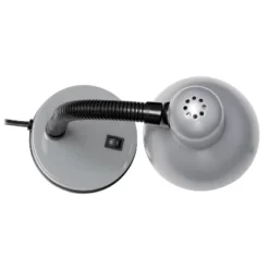 14.25" Traditional Fundamental Metal Desk Task Lamp And Bowl Shaped Shade With Flexi Gooseneck Slate Gray - Creekwood Home -Home Decor GUEST 91e46ff4 4f5a 4561 8dea 9c01ceff7c1f