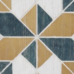 Wood Geometric Southwestern Wall Decor Set Of 3 - Olivia & May -Home Decor GUEST 9505f87b 1857 4a60 9e2a f7786aaee44c