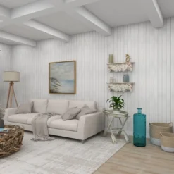 28" X 9" Rustic Fir Wood Wall Shelf - Olivia & May -Home Decor GUEST 981747e6 50a9 4a29 9138 233ace1a849f