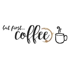 But First Coffee Quote Peel And Stick Wall Decal Black/Gold - RoomMates 7 But First Coffee Quote Peel And Stick Wall Decal Black/Gold - RoomMates -Home Decor GUEST 986c31a6 d6f2 4c4f 93bf 85102db5cd0a