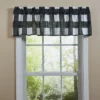 Split P Buffalo Check Watercolor Black Valance 60" X 14"
