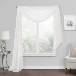 Kate Aurora Elegant Sheer Voile Window Scarf Valance -Home Decor GUEST 9e24f740 01bd 46b1 85fb 4a0b0cc74cfb