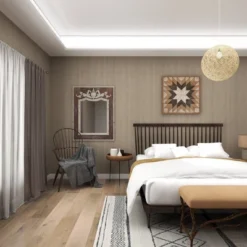 Wood Floral Carved Acanthus Wall Mirror Brown - Olivia & May -Home Decor GUEST a2861b45 0a63 4f37 b759 faa0df0411a7