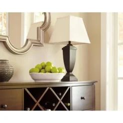 Set Of 2 Amerigin Poly Table Lamps Bronze - Signature Design By Ashley -Home Decor GUEST a3f739f2 09ca 4c7f b133 429d1a8ad300