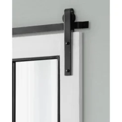 24" X 37" Cates Windowpane Framed Decorative Wall Mirror White - Kate & Laurel All Things Decor -Home Decor GUEST a525849e ef95 4af8 8b7f 5c0246964488