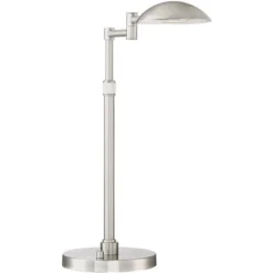 Possini Euro Design Eliptik Modern Desk Table Lamp 24 1/2" High Satin Nickel LED Swing Arm Adjustable Height For Bedroom Living Room Nightstand Office 13 Possini Euro Design Eliptik Modern Desk Table Lamp 24 1/2" High Satin Nickel LED Swing Arm Adjustable Height For Bedroom Living Room Nightstand Office -Home Decor GUEST aa0f4a29 bec0 4111 8c72 01b67ee54c62